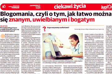 Blogomania oczami Zuzi z Gimnazjum w Katowicach