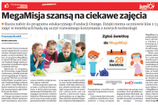MegaMisja - ruszył nabór do programu Fundacji Orange dla świetlic szkolnych
