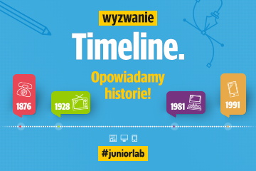 wyzwanie #juniorlab TIMELINE. OPOWIADAMY HISTORIE!